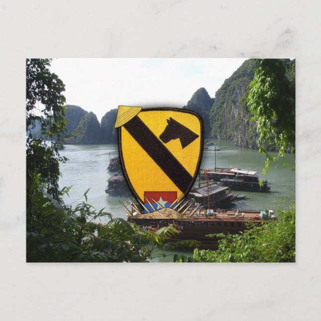 Heeresaal 1. 7. Kavallerie vietnam Kriegsveteranen Postkarte (Vorderseite)