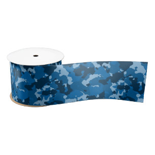 Heeresarmee der Blue Camouflage Camouflage Satinband
