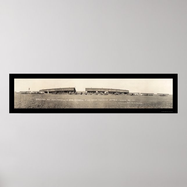 Heeresflugzeuge Houston, TX Army Foto 1916 Poster (Vorne)