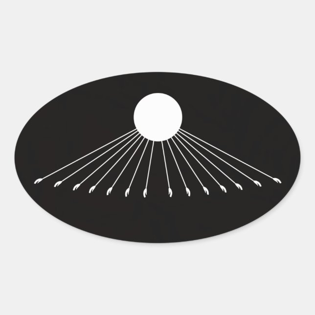 Heereshecker Ovaler Aufkleber (Vorderseite)