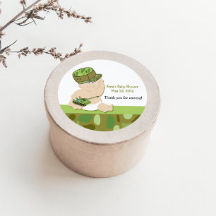 Heereswache Camoflauge Baby Shower Fevor Sticker