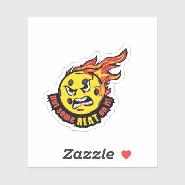 Hefe auf dem Pflückensticker Aufkleber (Blatt)