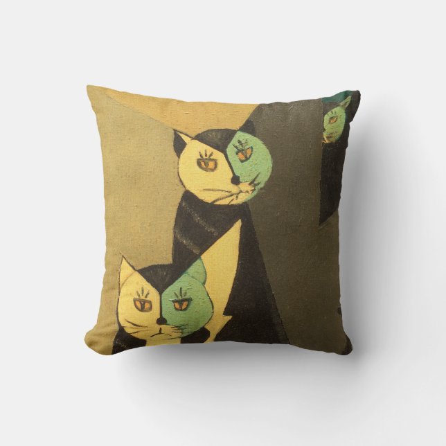 Hefekatze Kissen (Vorderseite)