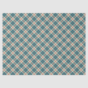 Heffalumps Navy Blue, Red Beige Kariertes Tissue P Seidenpapier