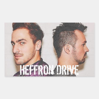 Heffron Drive Rechteckiger Aufkleber