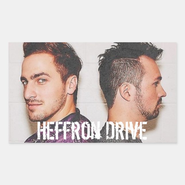 Heffron Drive Rechteckiger Aufkleber (Vorderseite)
