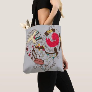 Heft Art Design Tote Bag