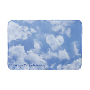 Heft Cloud Sky Niedlich Modern Blue Fügen Sie Ihre Badematte
