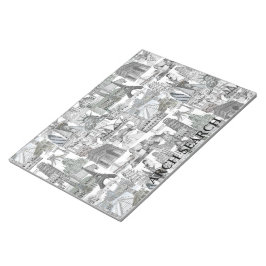 Heft der Anmerkungen Wandbild Arch Search Notizblock