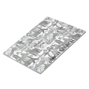 Heft der Anmerkungen Wandbild Arch Search Notizblock