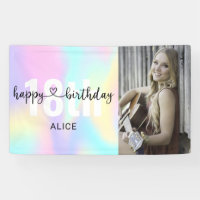 Heft Script Foto Birthday Holographic
