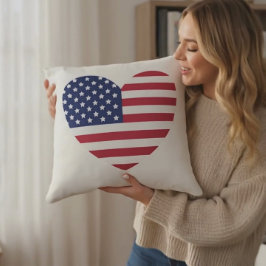 Heftfahne USA Pillow Kissen