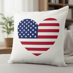 Heftfahne USA Pillow Kissen