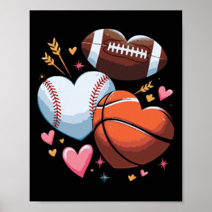 Heftfussball verkaufen Valentinstag Jungs Mäuse Poster