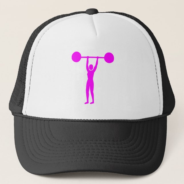 Heftgestänge 02 - Magenta Truckerkappe (Vorderseite)
