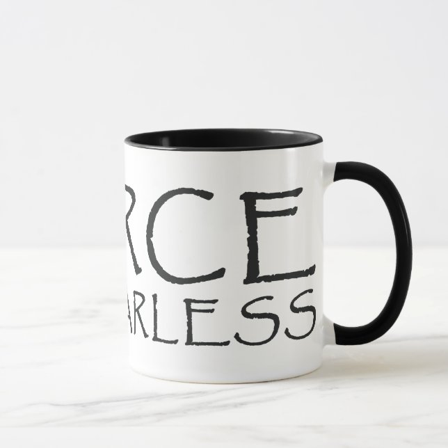 Heftige Kaffee-Tasse Tasse (Rechts)