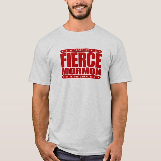 HEFTIGE MORMONE - furchtloses neuzeitliches T-Shirt (Vorderseite)