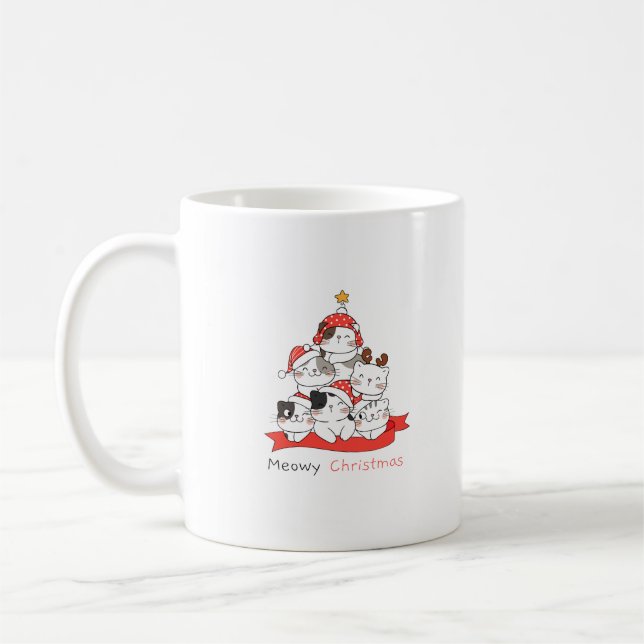 heftige Weihnachten Kaffeetasse (Links)