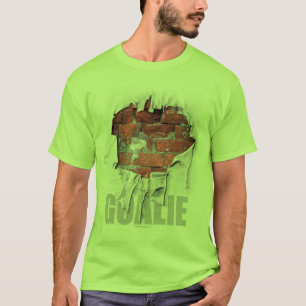 Heftiger Backsteinmauer-Tormann (Hockey) T-Shirt