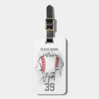 Heftiger Baseball (weißes personalisiertes)