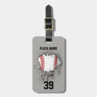 Heftiger Baseball (weißes personalisiertes)