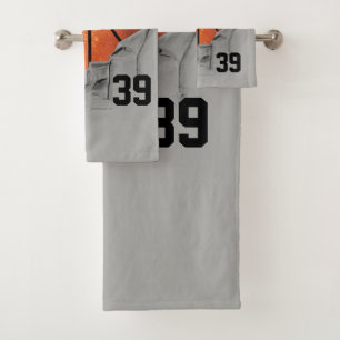 Heftiger Basketball Badhandtuch Set