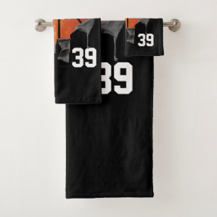 Heftiger Basketball Badhandtuch Set