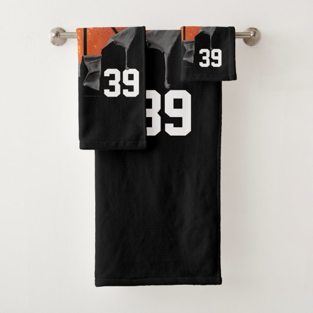 Heftiger Basketball Badhandtuch Set (Insitu)