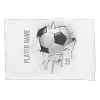 Heftiger Fußball-personalisierter weißer