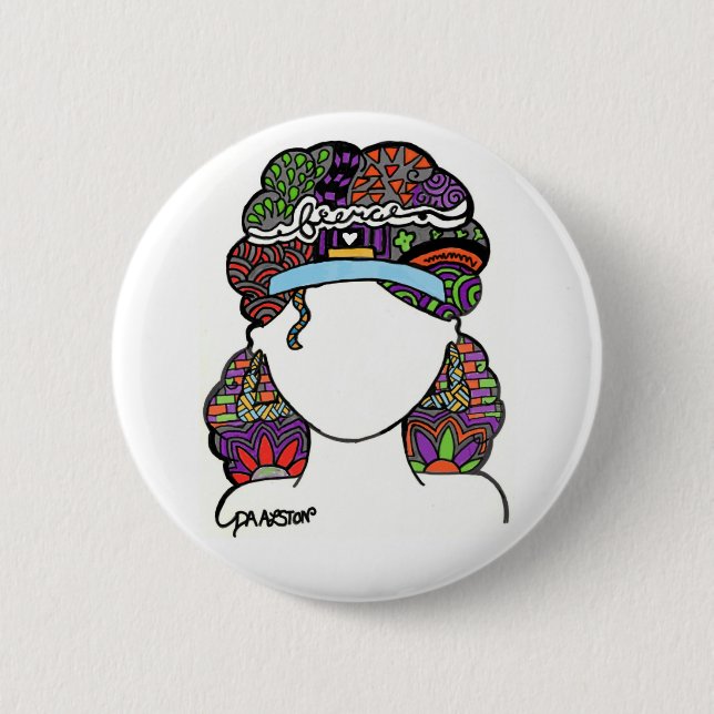 HEFTIGER Knopf Button (Vorderseite)