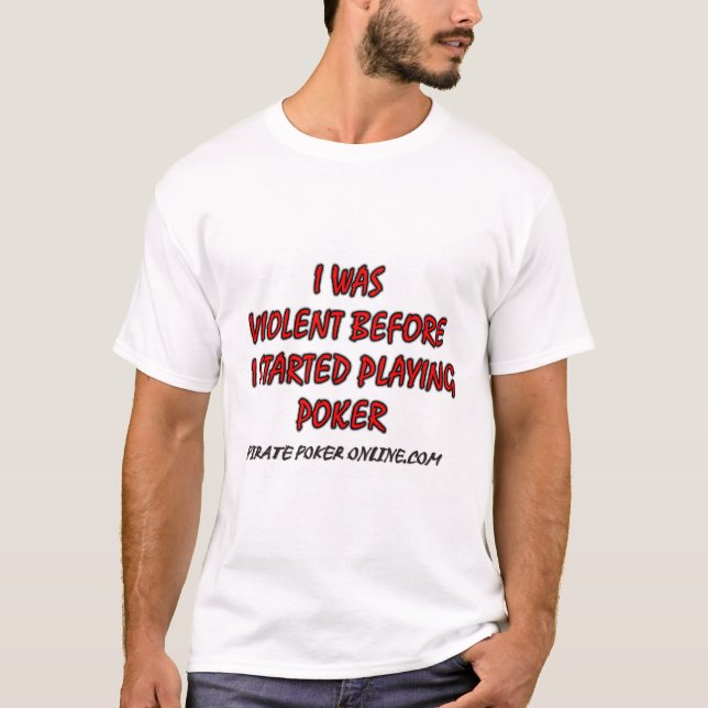 heftiger Poker T-Shirt (Vorderseite)