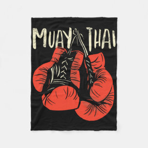 Heftiger thailändischer Boxkampfstil für Kickboxen Fleecedecke