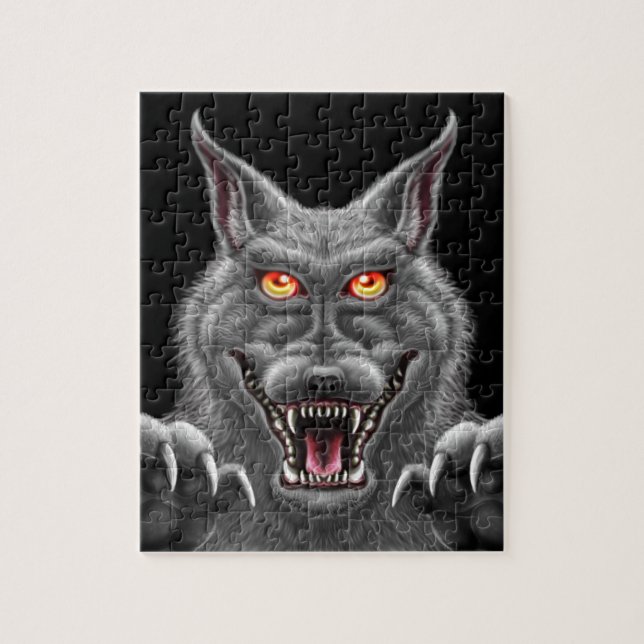 Heftiger Werewolf Puzzle (Vertikal)