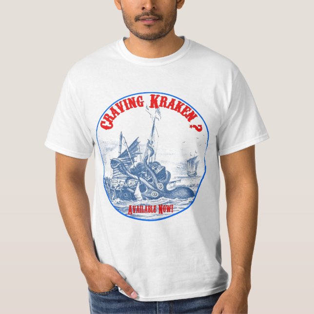 Heftiges Verlangen Kraken T-Shirt (Vorderseite)