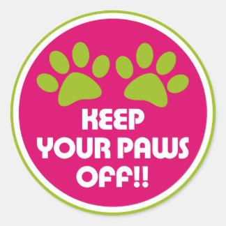 Heftkleber Runder Aufkleber