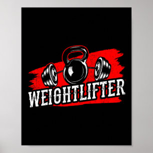 Heftlifter-Heften-Trainingsgerät Lift Weightliftin Poster