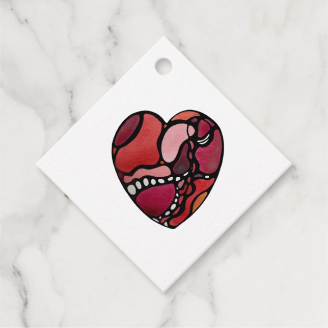 Heftmarke Geschenkanhänger (Vorderseite)