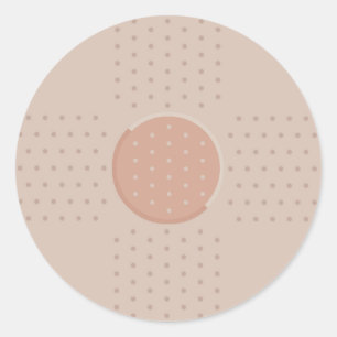 Heftpflaster - Rundkleber Runder Aufkleber