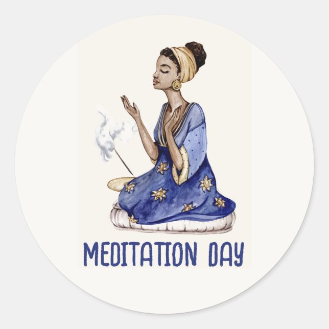 Heftschild für den Mediationstag Runder Aufkleber (Vorderseite)