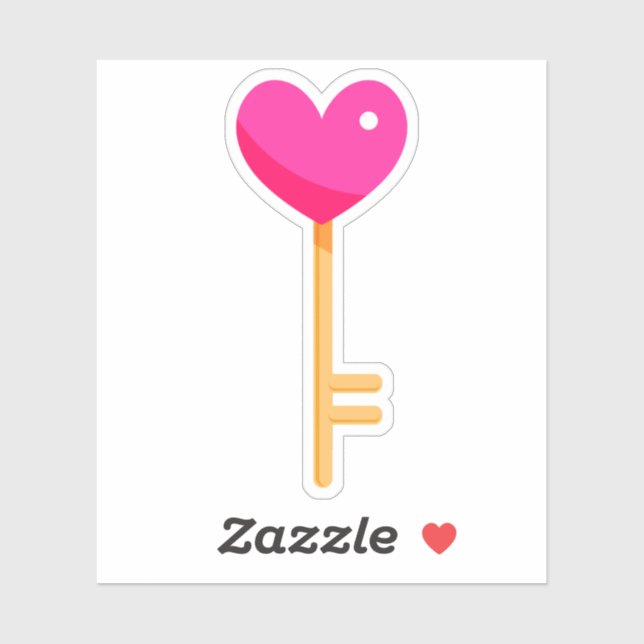 Heftschlüssel Aufkleber (Blatt)