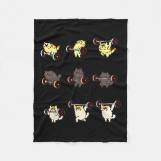 Heftschuh Katze Funny Gym Geschenk T-Shirt Fleecedecke