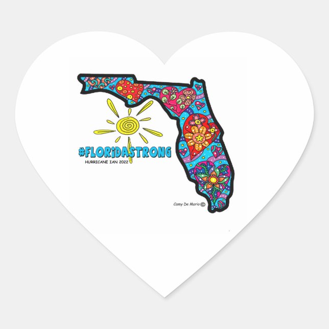 Heftsticker Herz-Aufkleber (Vorderseite)