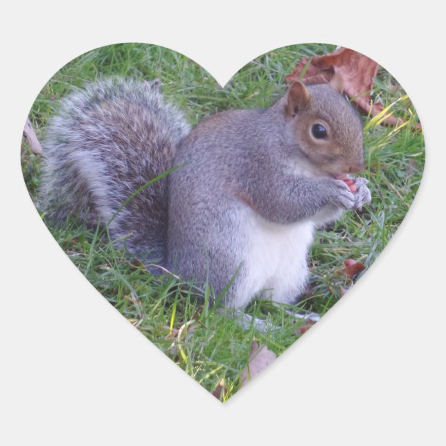 Heftsticker Herz-Aufkleber (Vorderseite)