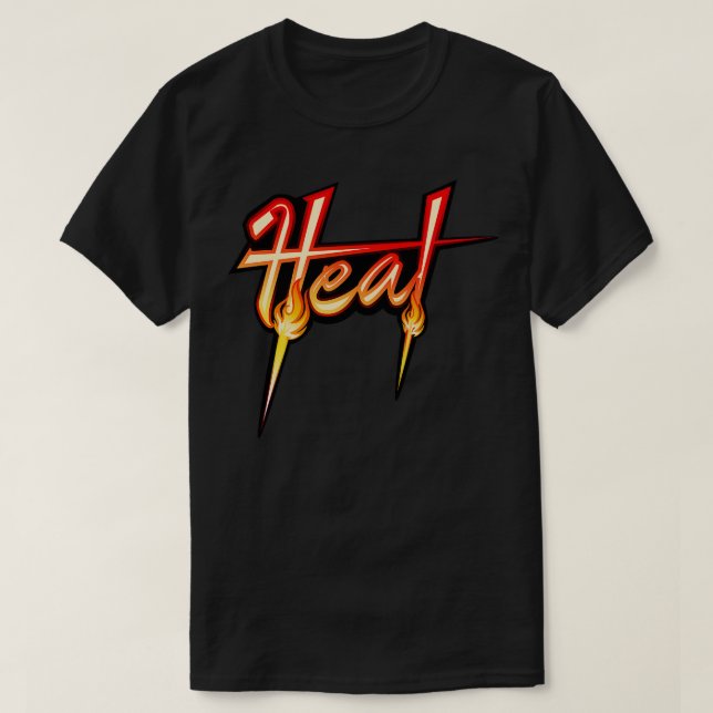 Hefttypografie Feuerwehren Gift Flammen Typograph T-Shirt (Design vorne)