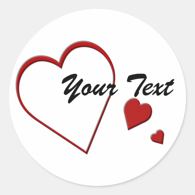 Heftvorlagenaufkleber Runder Aufkleber (Vorderseite)