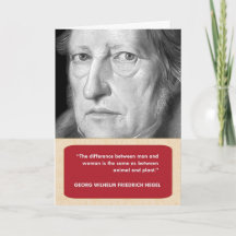 Hegel Anti-Valentine-Tageskarte
