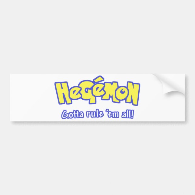 Hegemon Laptop-Aufkleber Autoaufkleber (Vorne)