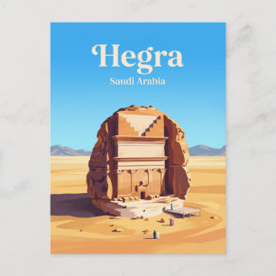 Hegra Saudi-Arabien Postkarte