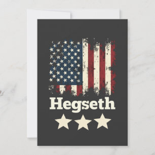 Hegseth Trump Administration American Flag Ankündigung