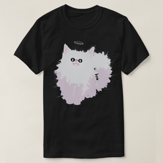 Hehe Gojo Cat T-Shirt (Design vorne)